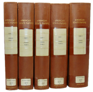 American State Papers. Finances (5 volumes) 1789-1828