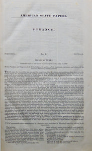 American State Papers. Finances (5 volumes) 1789-1828