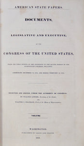 American State Papers. Military Affairs. 1819-1825