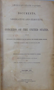 American State Papers. Military Affairs. (1823-1829)