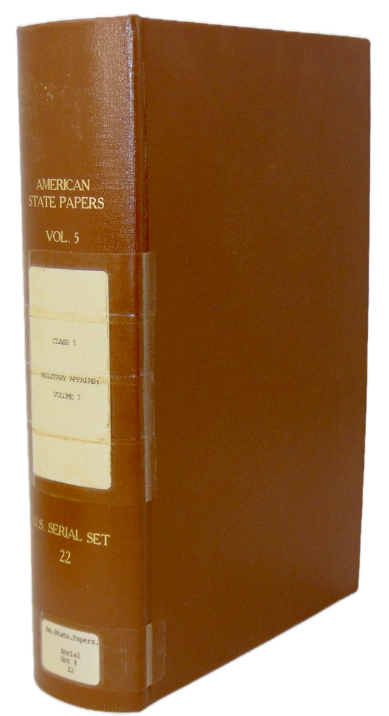 American State Papers. Military Affairs.  1837-1838