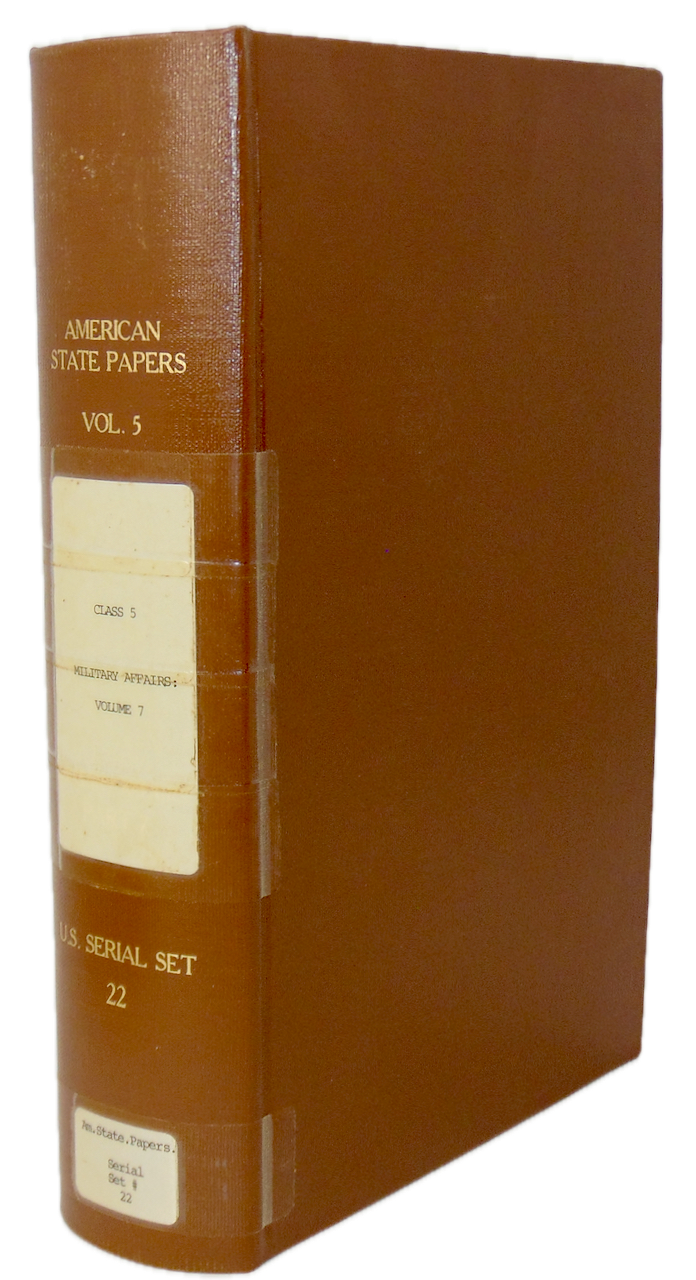 American State Papers. Military Affairs.  1837-1838