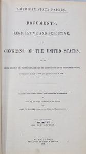 American State Papers. Military Affairs.  1837-1838