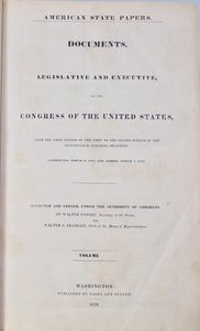 American State Papers. Claims, Losses, Military and other.  1789-1823