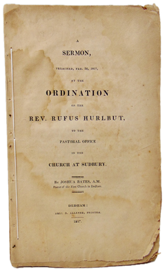 1817 Ordination Sermon, Qualifications for the Christian Ministry