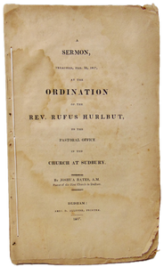 1817 Ordination Sermon, Qualifications for the Christian Ministry
