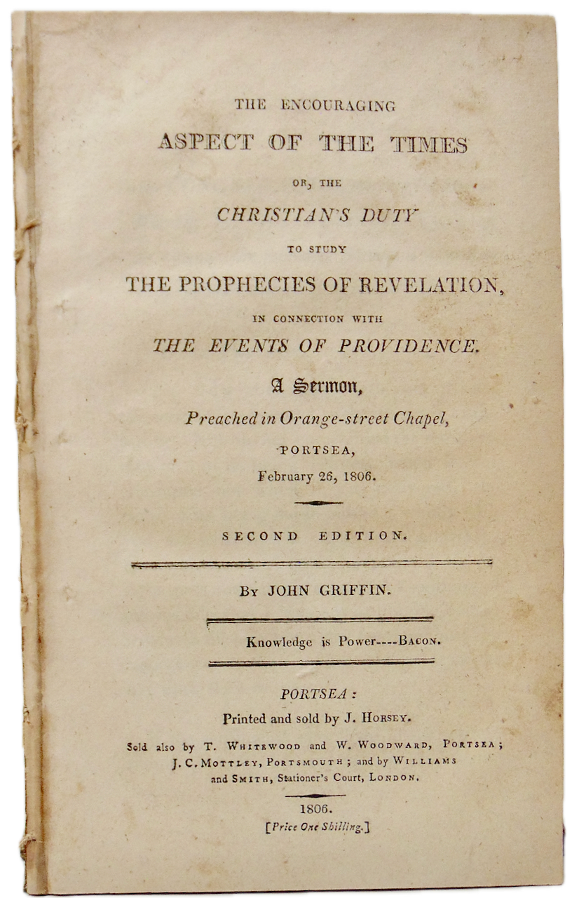 1806 Christian's Duty to Understand Bible Prophecy & the Signs of the Times