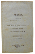 1830 History and Present State of the Baptist Church in Newton, Massachusetts