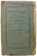 Gardiner Spring. 1817 The Bible Doctrine of Election Illustrated and Established