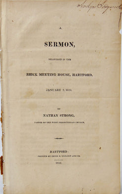 Nathan Strong 1816 You will die, the Bible teaches we must use time wisely