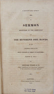 Leonard Woods 1818 Ordination Sermon for Joel Hawes, A Minister's Final Account