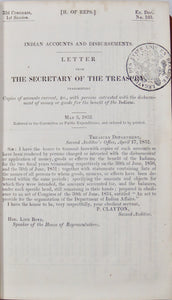 American Indian Accounts and Disbursements, 1850-51, Indian Agent Records