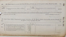 Load image into Gallery viewer, American Indian Accounts and Disbursements, 1850-51, Indian Agent Records