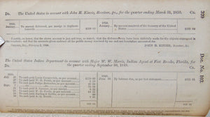 American Indian Accounts and Disbursements, 1850-51, Indian Agent Records