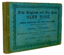 Load image into Gallery viewer, Woodbury. The New England and Bay State Glee Book (1854)