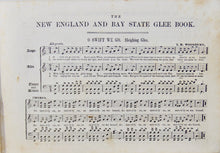 Load image into Gallery viewer, Woodbury. The New England and Bay State Glee Book (1854)