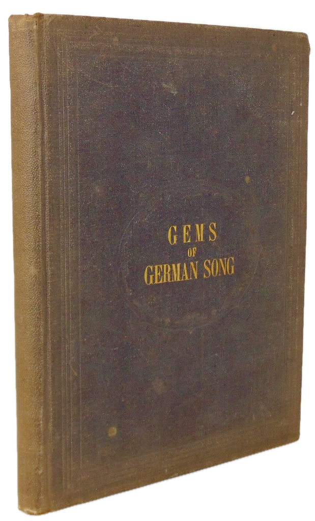 1865 Gems of German Song : translated into English with music