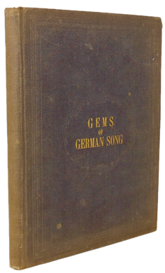 1865 Gems of German Song : translated into English with music