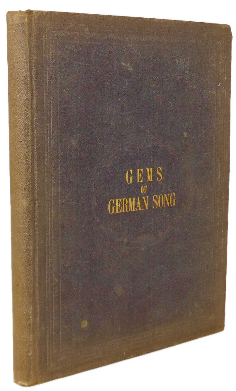 1865 Gems of German Song : translated into English with music