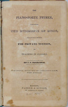Load image into Gallery viewer, The Piano-Forte Primer, containing The Rudiments of Music (c1840)