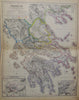 ATLAS ANTIQUUS 12 large maps of the Ancient World, Rome, Greece, &c