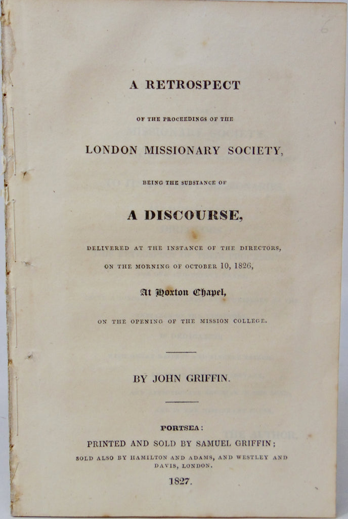 1827 Account of the London Missionary Society, History, Accomplishments