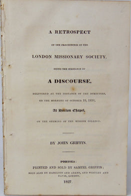 1827 Account of the London Missionary Society, History, Accomplishments
