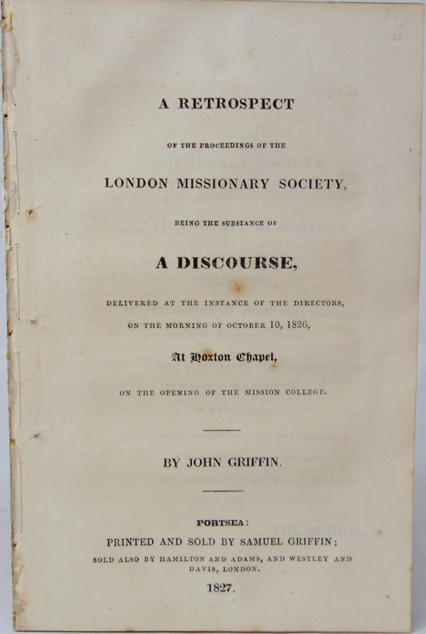 1827 Account of the London Missionary Society, History, Accomplishments