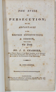 The Evils of Religious Persecution and  Advantages of the British Constitution