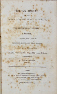 1809 Christian Duties to Rulers Blessings of Liberty, Jubilee of King George III