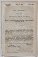 1842 Investigation Report of Norfolk Navy Yard, includes inventory