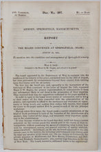 Load image into Gallery viewer, US Musket Production at the Springfield Armory in 1841, Inspection &amp; Report