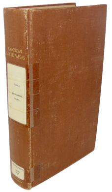 American State Papers, Trial of Aaron Burr, Whiskey Rebellion, Cumberland Road