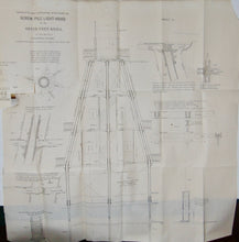 Load image into Gallery viewer, 1851 US Light House Report with 42 diagrams/plates, mostly folding