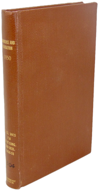 United States Commerce & Navigation, 1850. Report by Secretary of the Treasury