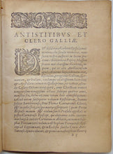 Load image into Gallery viewer, 1611 Latin Letters of Pope Sylvester II &amp; others, AD 998-1196