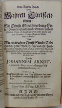 Load image into Gallery viewer, Johann Arndt 1678 56 Engravings Vier geistreiche Bucher von wahren Christenthum