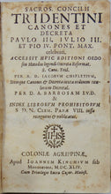 Load image into Gallery viewer, 1644 Latin Canons of the Council of Trent with Index of Prohibited Books