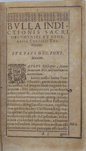 Load image into Gallery viewer, 1644 Latin Canons of the Council of Trent with Index of Prohibited Books
