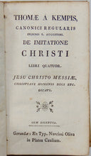 Load image into Gallery viewer, Thomas A Kempis 1762 De Imitatione Christi, Libri Quatour, Latin