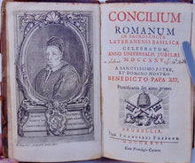 Load image into Gallery viewer, Concilium Romanum in Sacrosancta Lateranensi Basilica Celebratum, Anno MDCCXXV