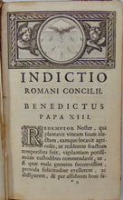 Load image into Gallery viewer, Concilium Romanum in Sacrosancta Lateranensi Basilica Celebratum, Anno MDCCXXV