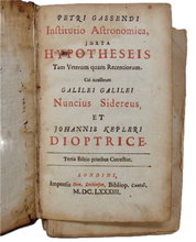 Load image into Gallery viewer, Galileo, Kepler, Gassendi 1683 Institutio Astronomica Dioptrice Sidereus Nuncius