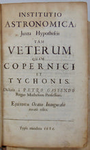 Load image into Gallery viewer, Galileo, Kepler, Gassendi 1683 Institutio Astronomica Dioptrice Sidereus Nuncius