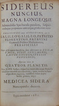 Load image into Gallery viewer, Galileo, Kepler, Gassendi 1683 Institutio Astronomica Dioptrice Sidereus Nuncius