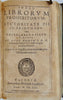 1644 Latin Canons of the Council of Trent with Index of Prohibited Books