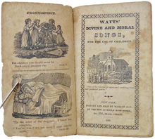 Load image into Gallery viewer, Watts, Isaac; Day, Mahlon [printer] Watts&#39; Divine and Moral Songs, for the Use of Children