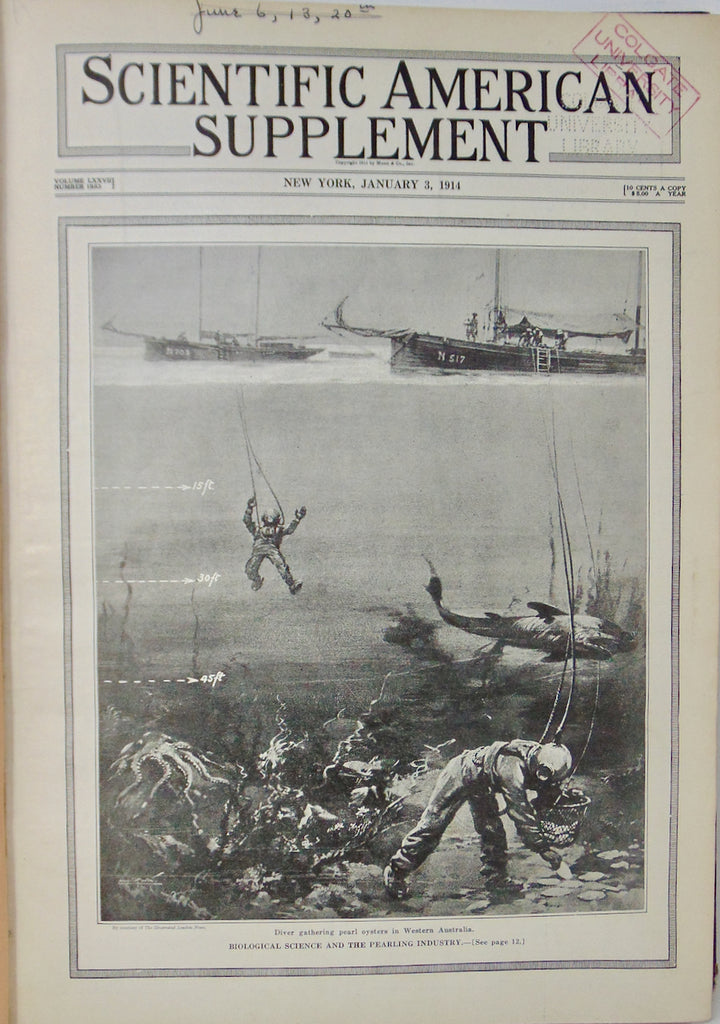 Scientific American Supplement, 1914. Volume LXXVII.