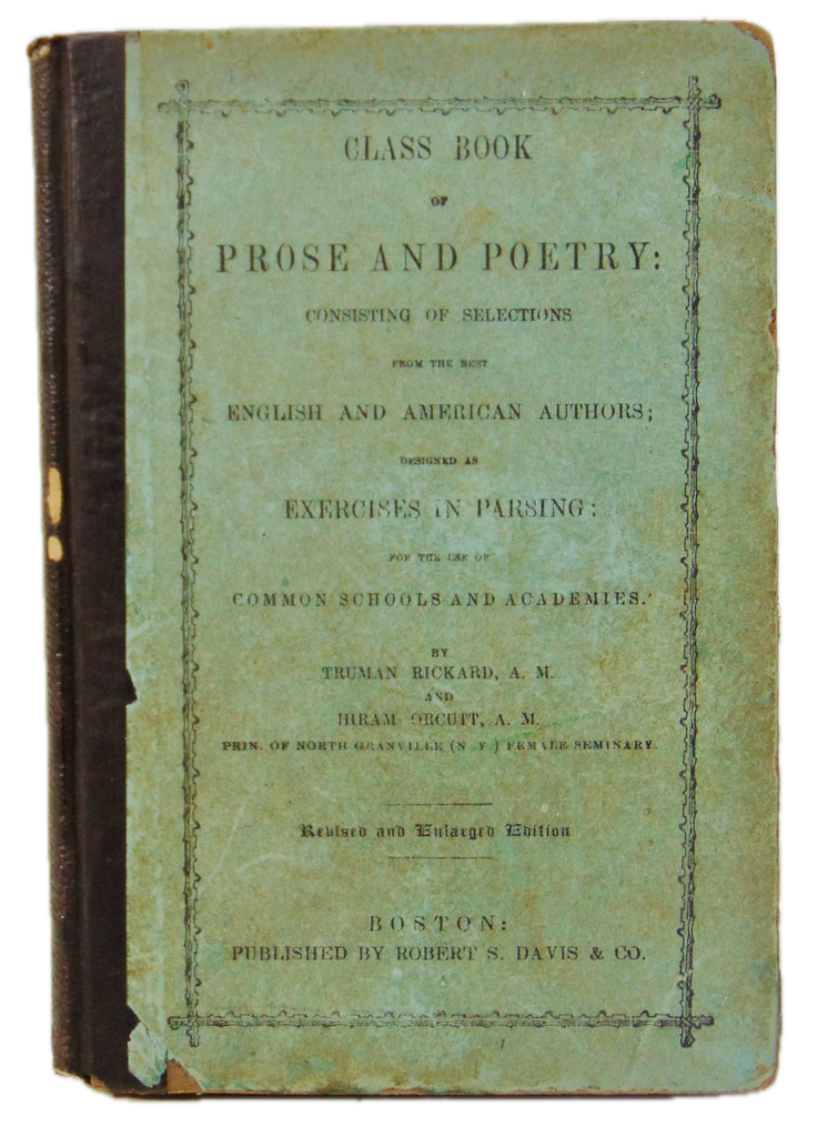 Class Book of Prose and Poetry Selections from best English & American Authors