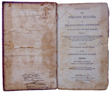Load image into Gallery viewer, Murray, Lindley. The English Reader, or, Pieces in Prose and Poetry (1824)